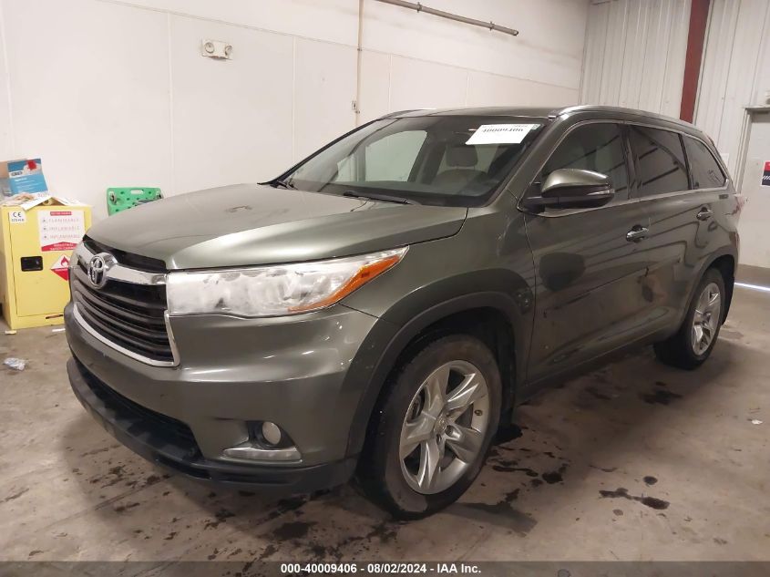 5TDDKRFH2FS151165 2015 TOYOTA HIGHLANDER - Image 2