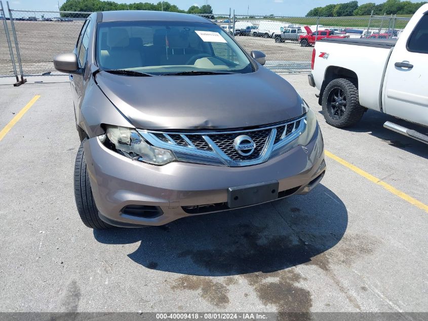 2014 Nissan Murano Le/S/Sl/Sv VIN: JN8AZ1MW0EW521386 Lot: 40009418