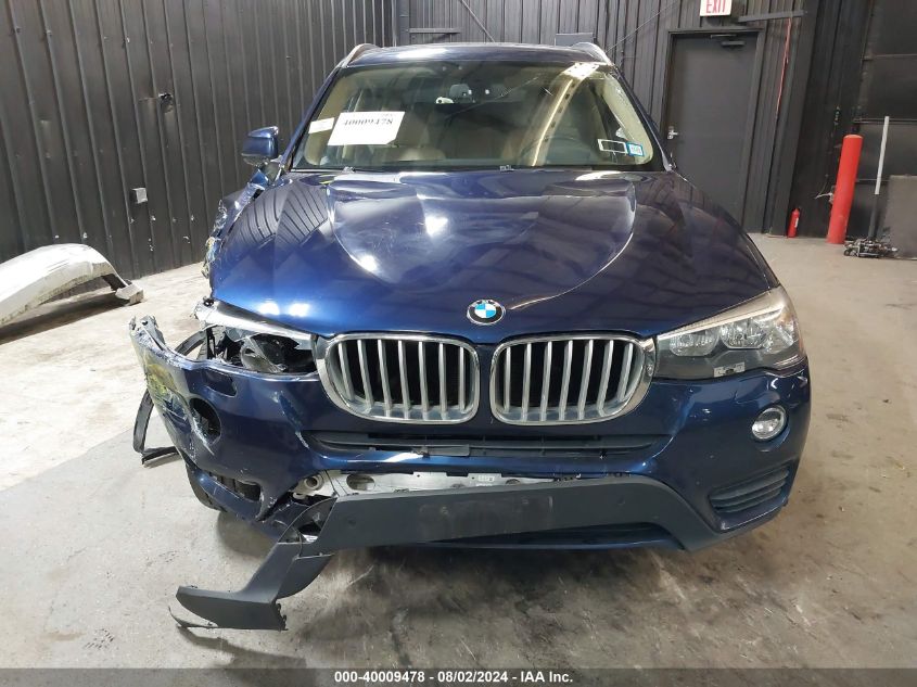 2016 BMW X3 xDrive28I VIN: 5UXWX9C54G0D81929 Lot: 40009478