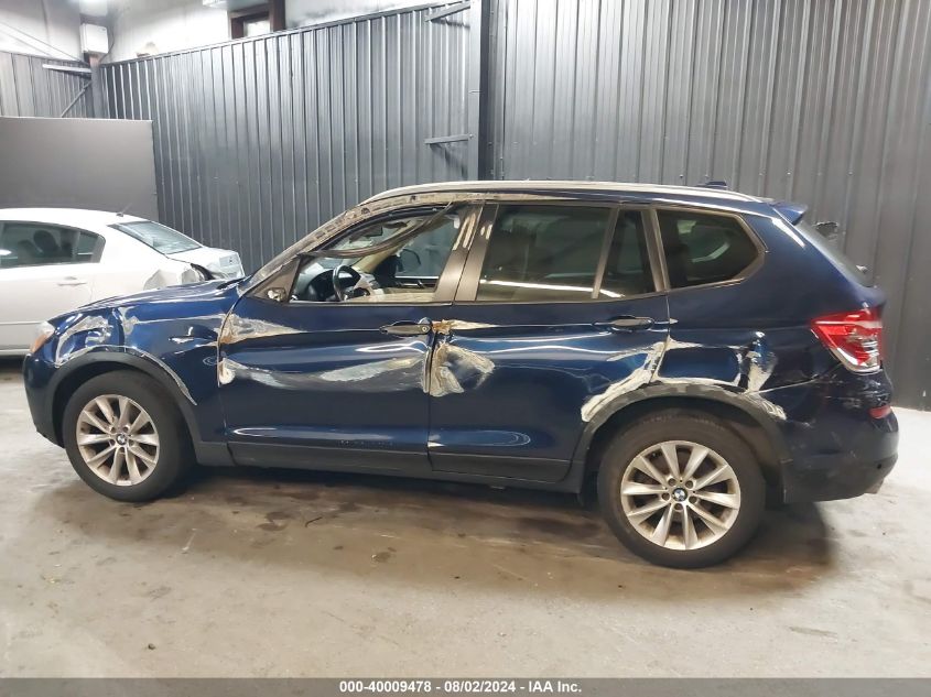 2016 BMW X3 xDrive28I VIN: 5UXWX9C54G0D81929 Lot: 40009478
