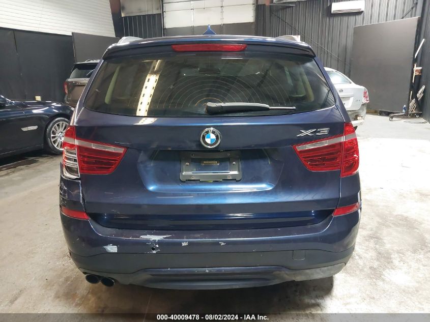 2016 BMW X3 xDrive28I VIN: 5UXWX9C54G0D81929 Lot: 40009478