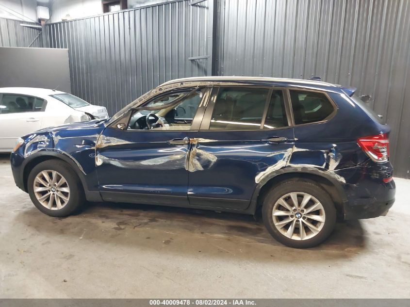 2016 BMW X3 xDrive28I VIN: 5UXWX9C54G0D81929 Lot: 40009478