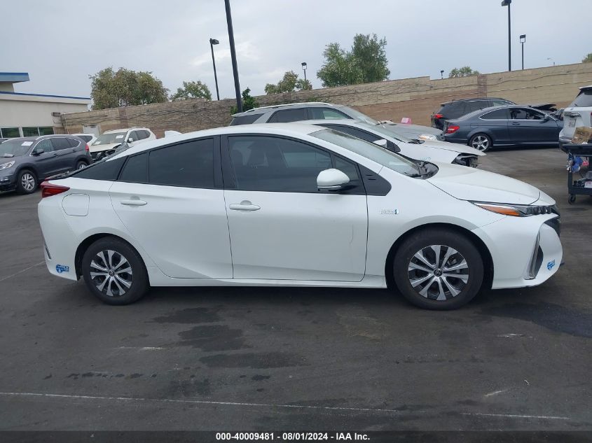 VIN JTDKAMFP1M3191272 2021 TOYOTA PRIUS PRIME XLE