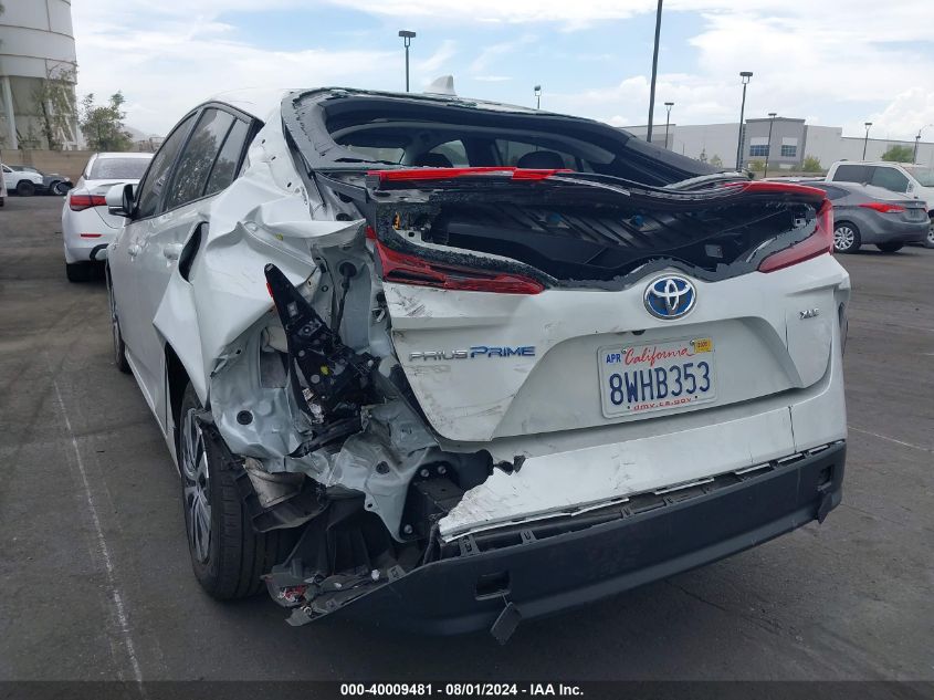 VIN JTDKAMFP1M3191272 2021 TOYOTA PRIUS PRIME XLE