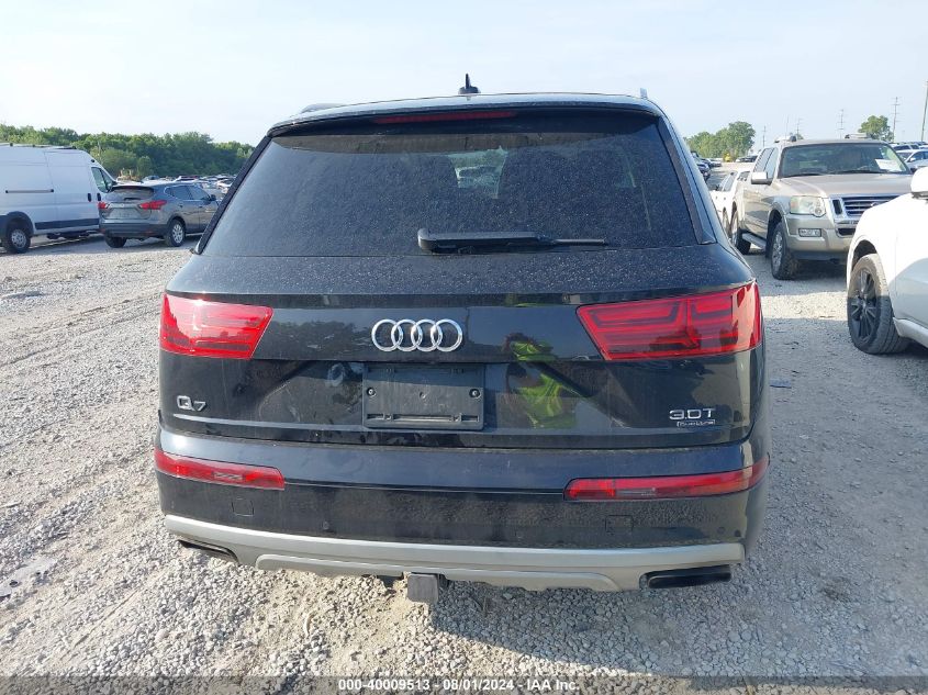 2017 Audi Q7 3.0T Premium VIN: WA1VABF76HD045462 Lot: 40009513