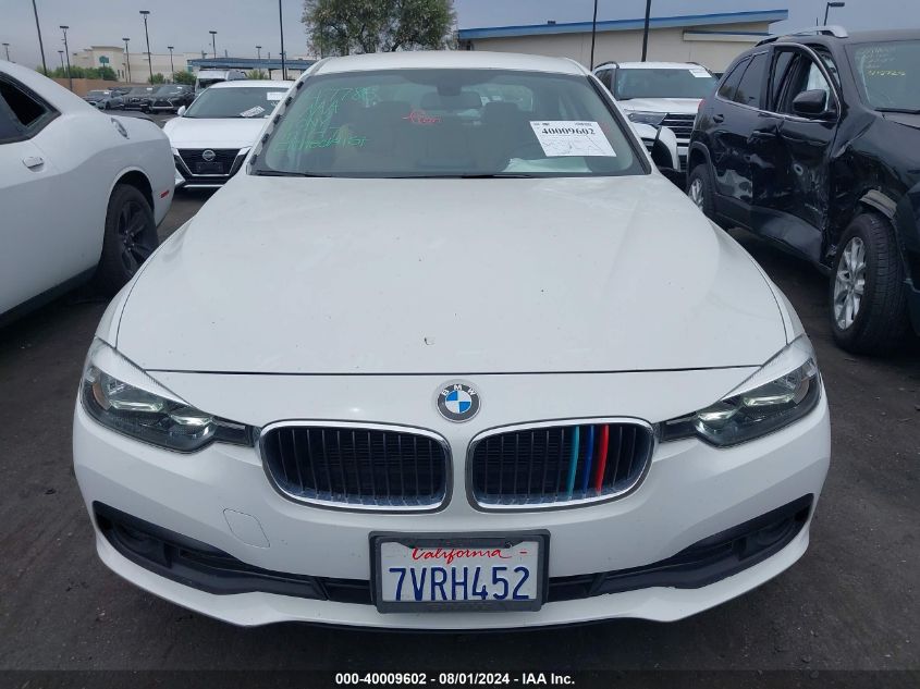 2017 BMW 320I VIN: WBA8E1G54HNU12784 Lot: 40009602