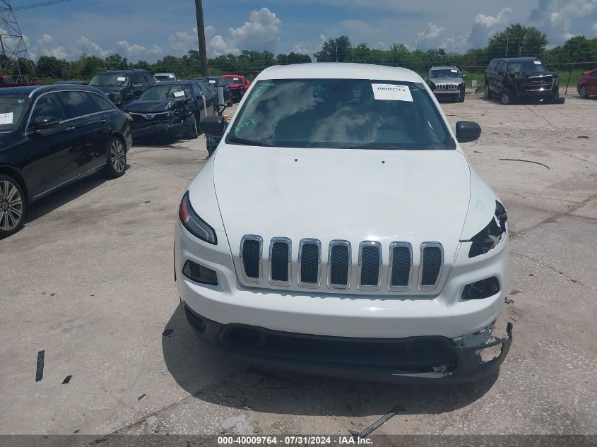 2016 Jeep Cherokee Sport VIN: 1C4PJLAB6GW136234 Lot: 40009764