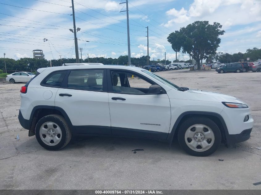 2016 Jeep Cherokee Sport VIN: 1C4PJLAB6GW136234 Lot: 40009764