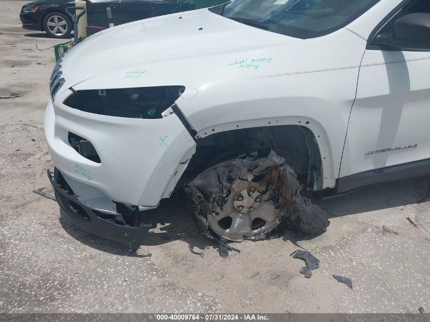 2016 Jeep Cherokee Sport VIN: 1C4PJLAB6GW136234 Lot: 40009764