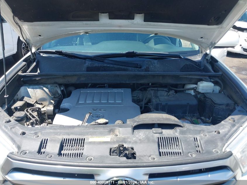 2012 Toyota Highlander Se V6 VIN: 5TDBK3EH1CS110477 Lot: 40009771