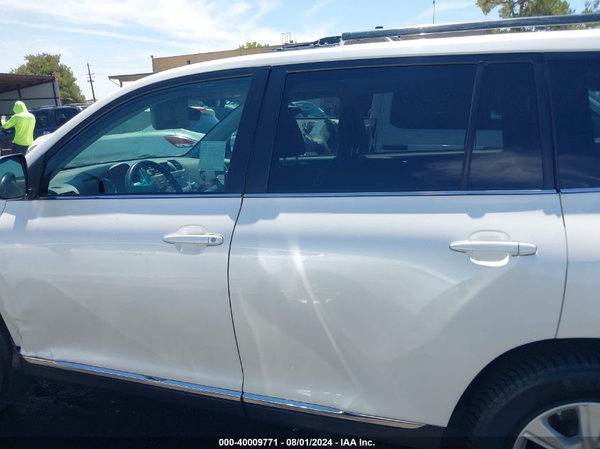 2012 Toyota Highlander Se V6 VIN: 5TDBK3EH1CS110477 Lot: 40009771