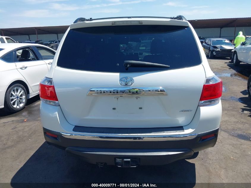 2012 Toyota Highlander Se V6 VIN: 5TDBK3EH1CS110477 Lot: 40009771