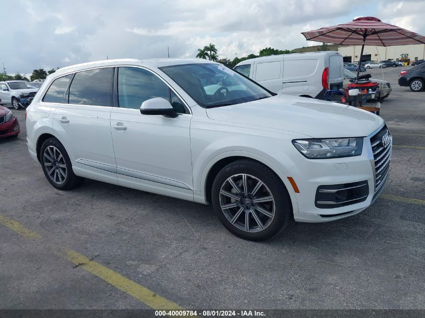 2017 Audi Q7 3.0T Premium VIN: WA1VABF78HD020109 Lot: 40009784