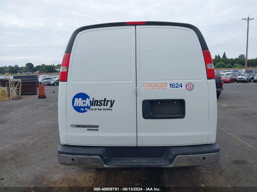 2016 Chevrolet Express 3500 Work Van VIN: 1GCZGGFG8G1168117 Lot: 40009791