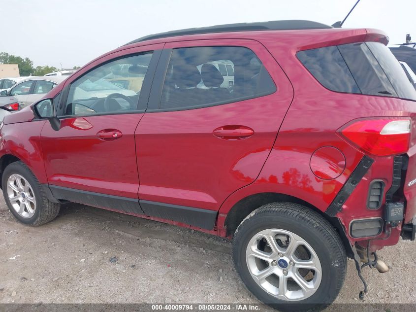 2020 Ford Ecosport Se VIN: MAJ6S3GLXLC385873 Lot: 40009794