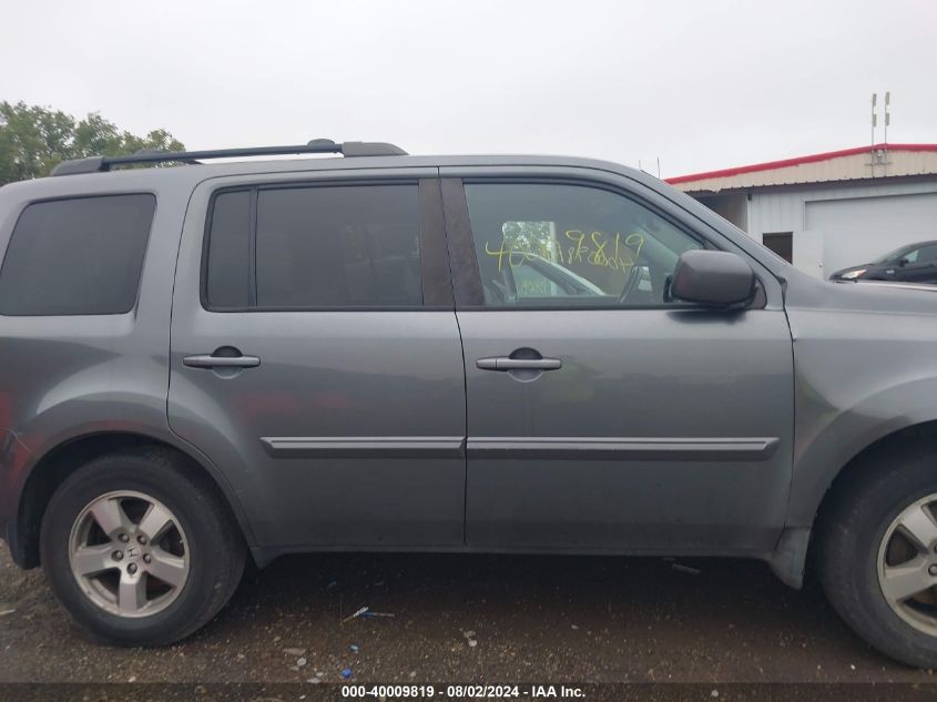 2010 Honda Pilot Ex-L VIN: 5FNYF4H54AB034762 Lot: 40009819