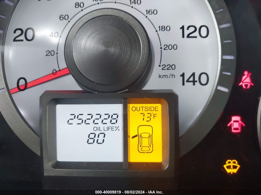 2010 Honda Pilot Ex-L VIN: 5FNYF4H54AB034762 Lot: 40009819