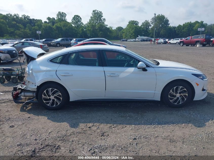 2020 Hyundai Sonata Hybrid Blue VIN: KMHL24JJ0LA009748 Lot: 40009845