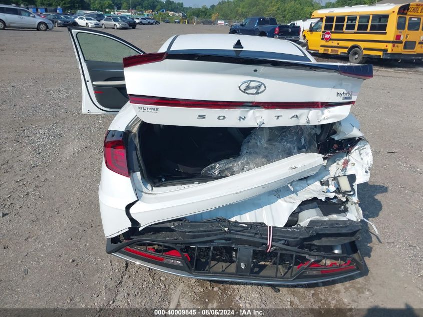 2020 Hyundai Sonata Hybrid Blue VIN: KMHL24JJ0LA009748 Lot: 40009845