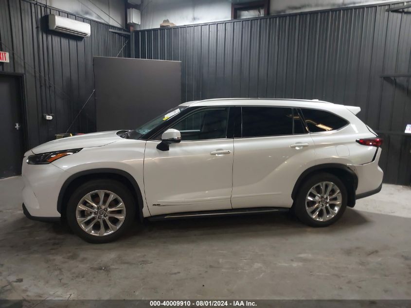 2023 Toyota Highlander Hybrid Limited VIN: 5TDXBRCH5PS572946 Lot: 40009910