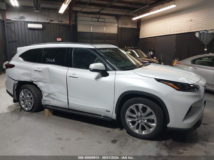 2023 Toyota Highlander Hybrid Limited VIN: 5TDXBRCH5PS572946 Lot: 40009910