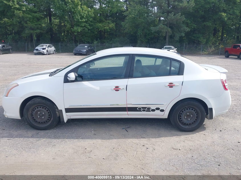 2012 Nissan Sentra 2.0 S VIN: 3N1AB6AP6CL731524 Lot: 40009915