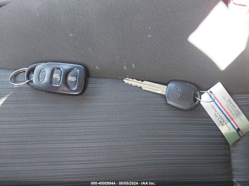 2009 Kia Sportage Lx VIN: KNDJF724197554678 Lot: 40009944