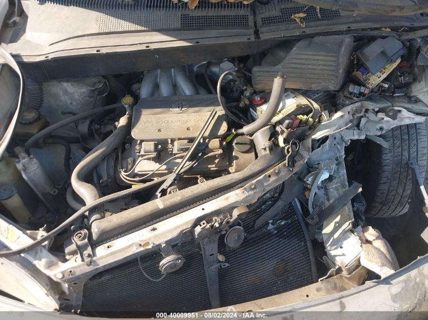 2000 Toyota Sienna Le VIN: 4T3ZF13C8YU238591 Lot: 40009951