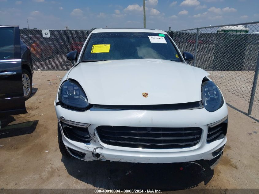 2016 Porsche Cayenne S VIN: WP1AB2A21GLA92253 Lot: 40010004