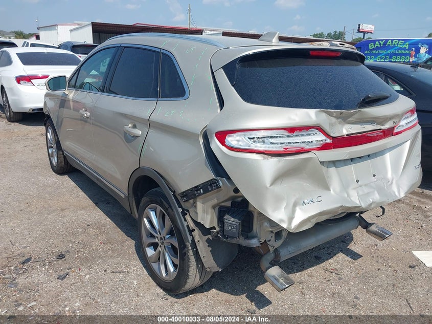 VIN 5LMCJ2C91HUL50041 2017 LINCOLN MKC SELECT