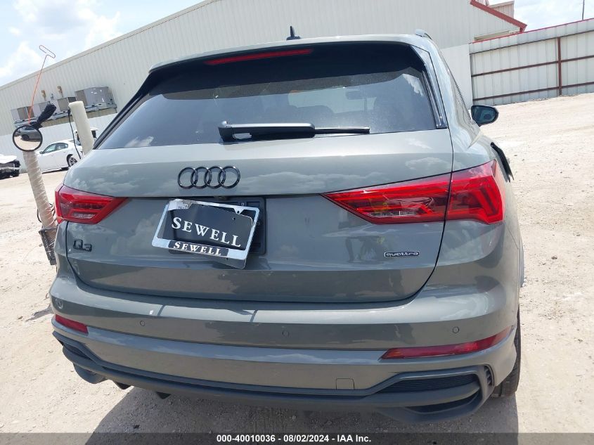 2024 Audi Q3 Premium Plus 45 Tfsi S Line Quattro Tiptronic VIN: WA1EECF35R1119447 Lot: 40010036