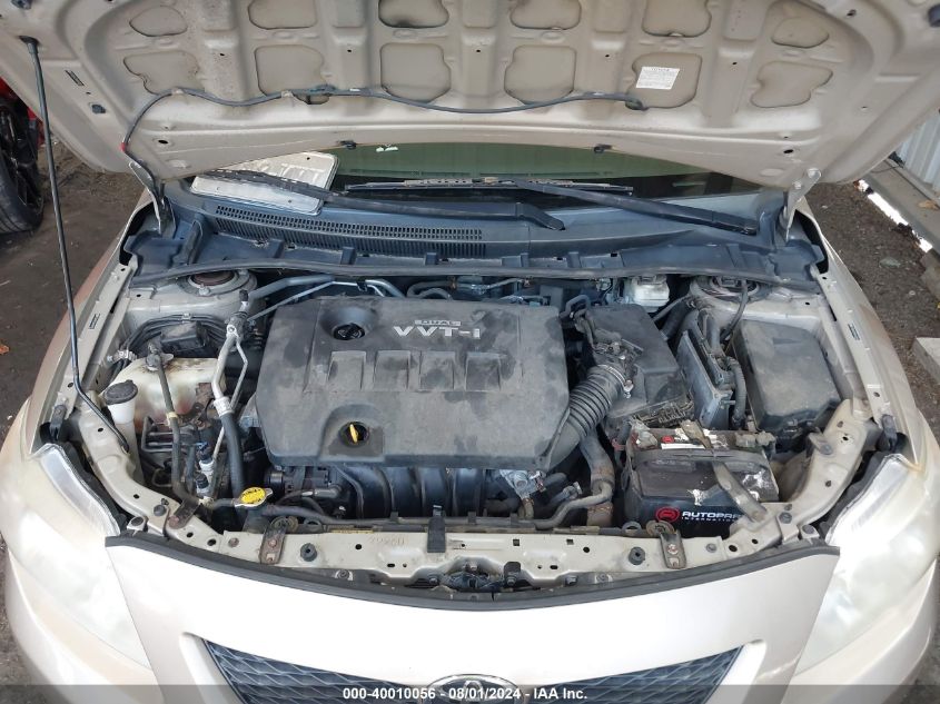 2010 Toyota Corolla Le VIN: 2T1BU4EE9AC401370 Lot: 40010056