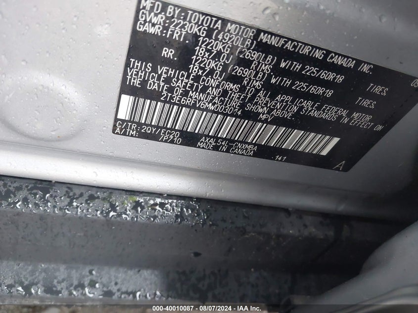 2021 TOYOTA RAV4 HYBRID XSE - 2T3E6RFV6MW003014