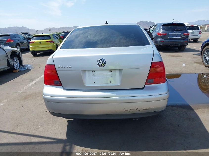 2000 Volkswagen Jetta Gls VIN: 3VWSA29M2YM201072 Lot: 40010097