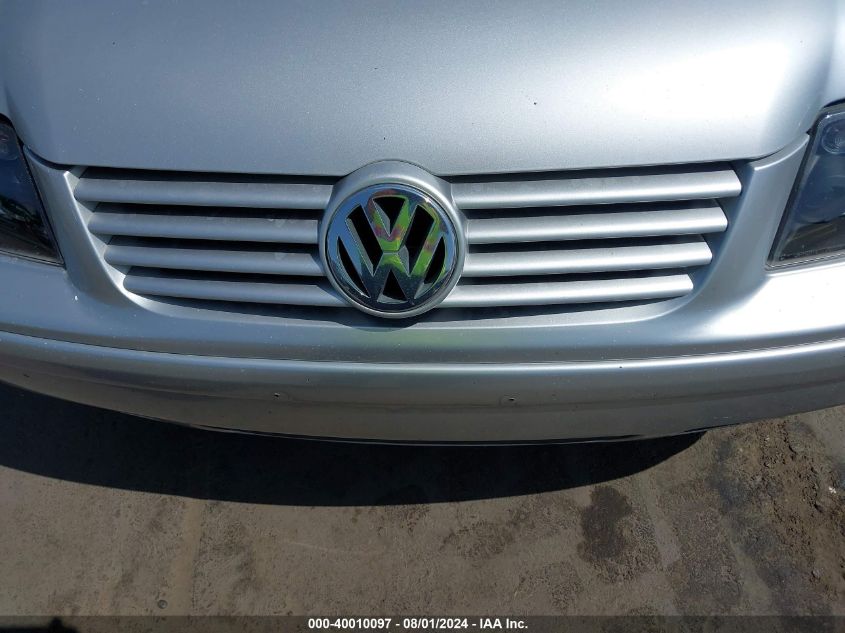 2000 Volkswagen Jetta Gls VIN: 3VWSA29M2YM201072 Lot: 40010097