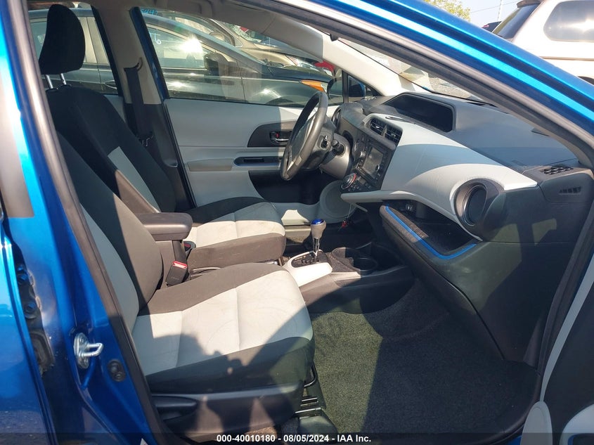 2012 Toyota Prius C VIN: JTDKDTB34C1009837 Lot: 40010180