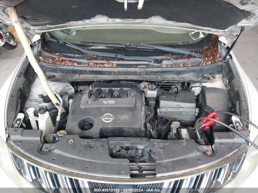 2010 Nissan Murano Sl VIN: JN8AZ1MW9AW132174 Lot: 40010185