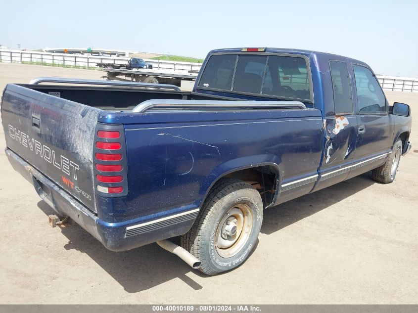 1998 GMC Sierra 1500 Sl Wideside VIN: 1GTEC19W1WE550913 Lot: 40010189