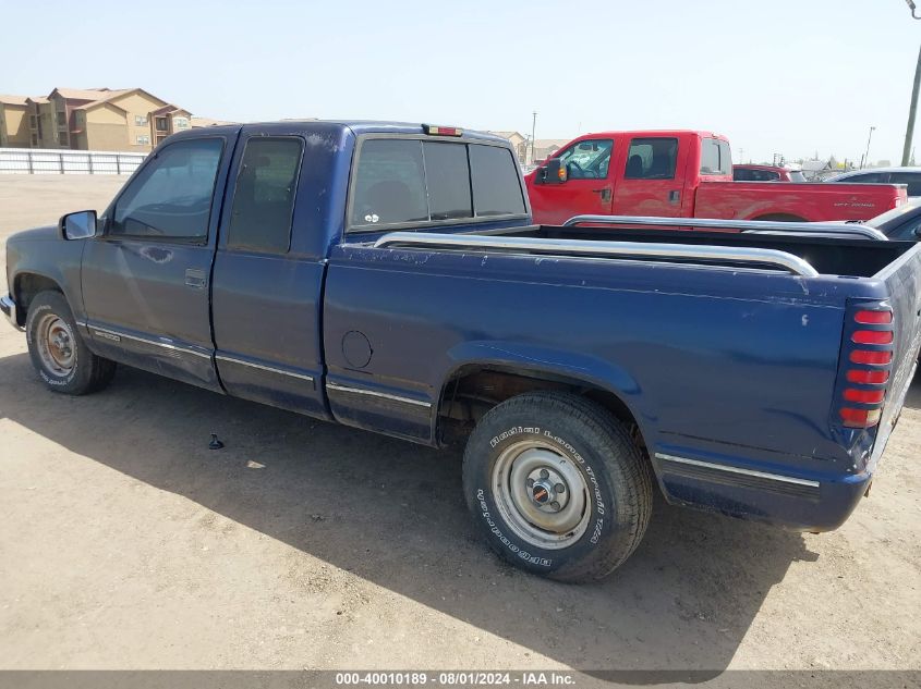 1998 GMC Sierra 1500 Sl Wideside VIN: 1GTEC19W1WE550913 Lot: 40010189