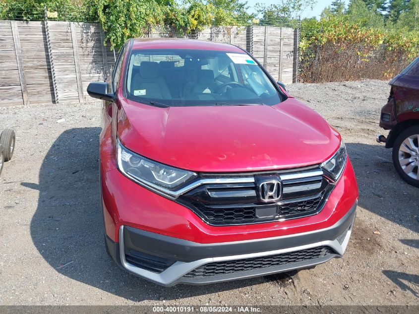 2020 Honda Cr-V Awd Lx VIN: 2HKRW2H2XLH642028 Lot: 40010191