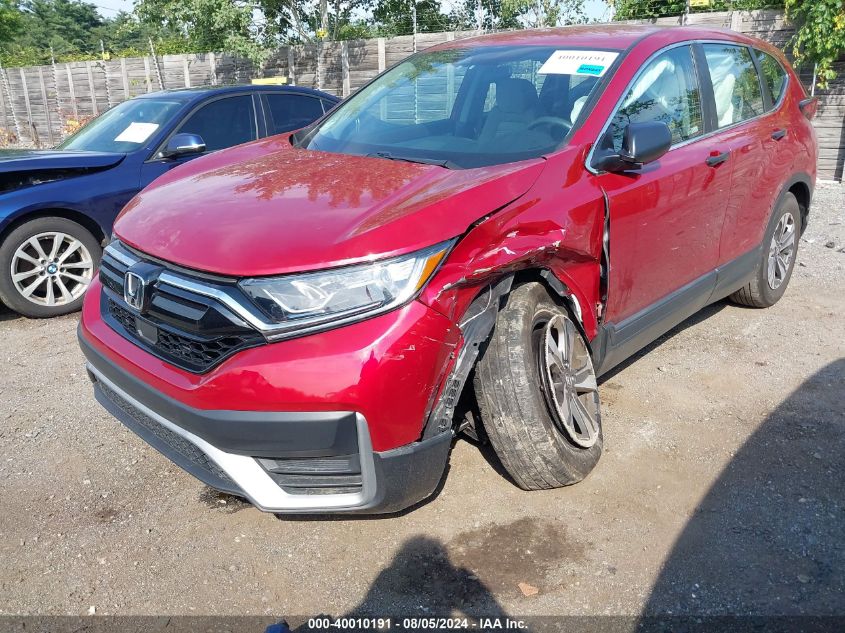 2020 Honda Cr-V Awd Lx VIN: 2HKRW2H2XLH642028 Lot: 40010191