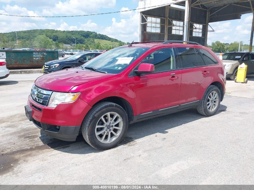 2007 Ford Edge Sel VIN: 2FMDK38C97BB29158 Lot: 40010199