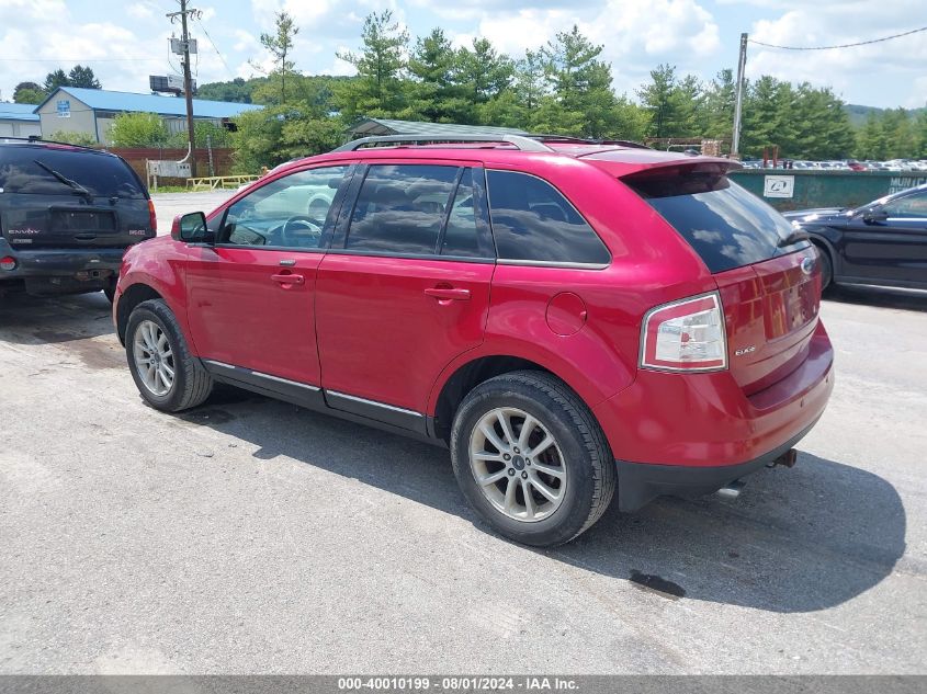 2007 Ford Edge Sel VIN: 2FMDK38C97BB29158 Lot: 40010199