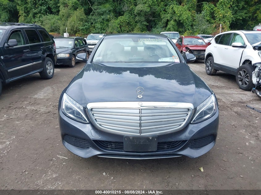 2015 Mercedes-Benz C 300 VIN: 55SWF4KBXFU027925 Lot: 40010215