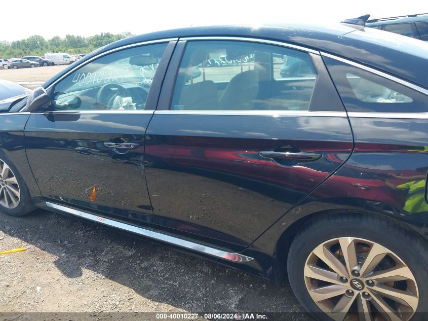 2015 Hyundai Sonata Sport VIN: 5NPE34AFXFH036541 Lot: 40010227