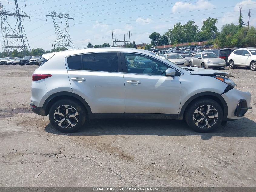 2022 Kia Sportage Lx VIN: KNDPM3AC7N7022122 Lot: 40010260