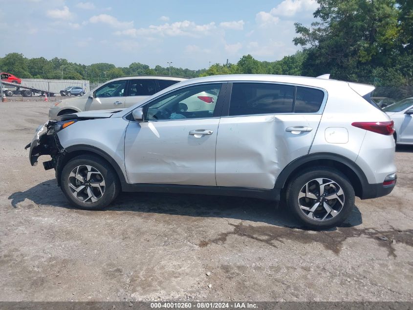 2022 Kia Sportage Lx VIN: KNDPM3AC7N7022122 Lot: 40010260