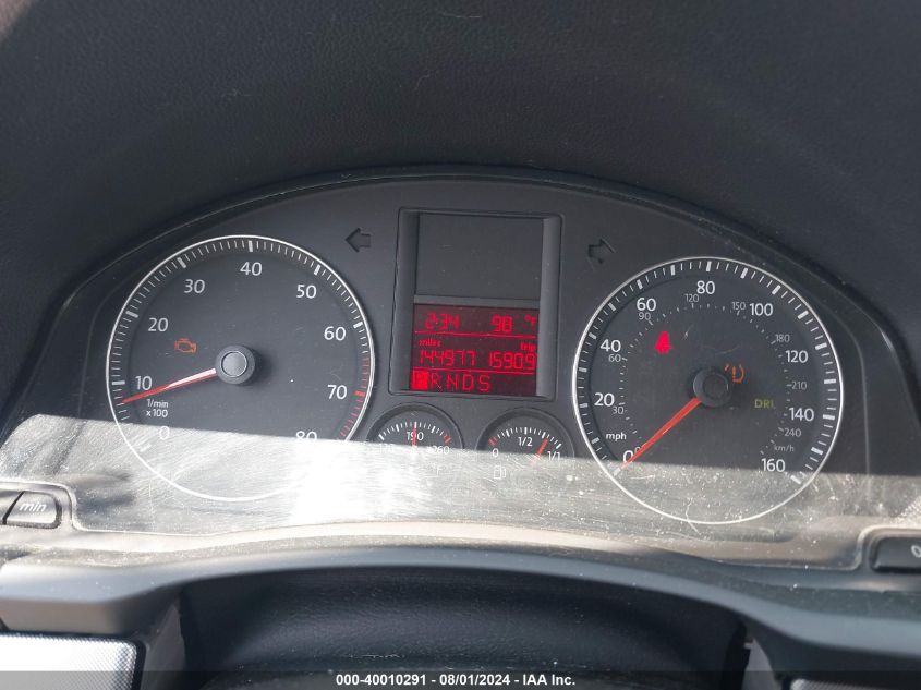 2008 Volkswagen Jetta Wolfsburg Edition VIN: 3VWRJ71K28M190306 Lot: 40010291