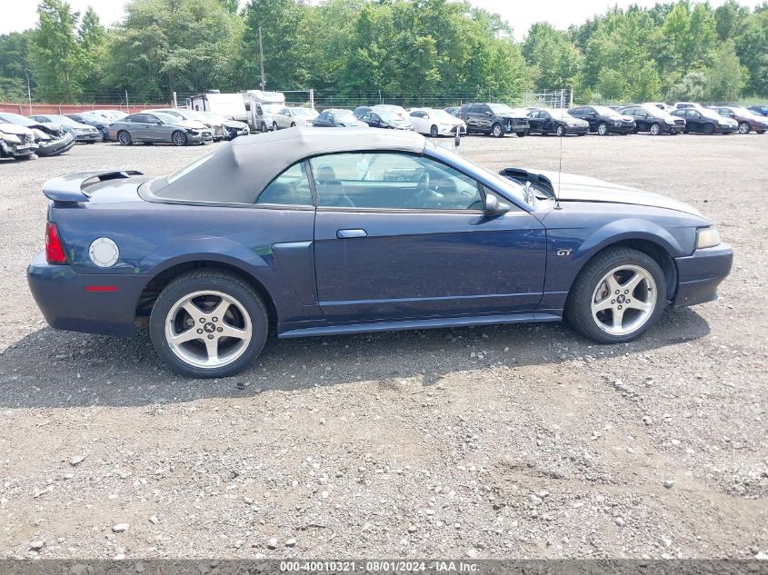 2003 Ford Mustang Gt VIN: 1FAFP45X23F389461 Lot: 40010321