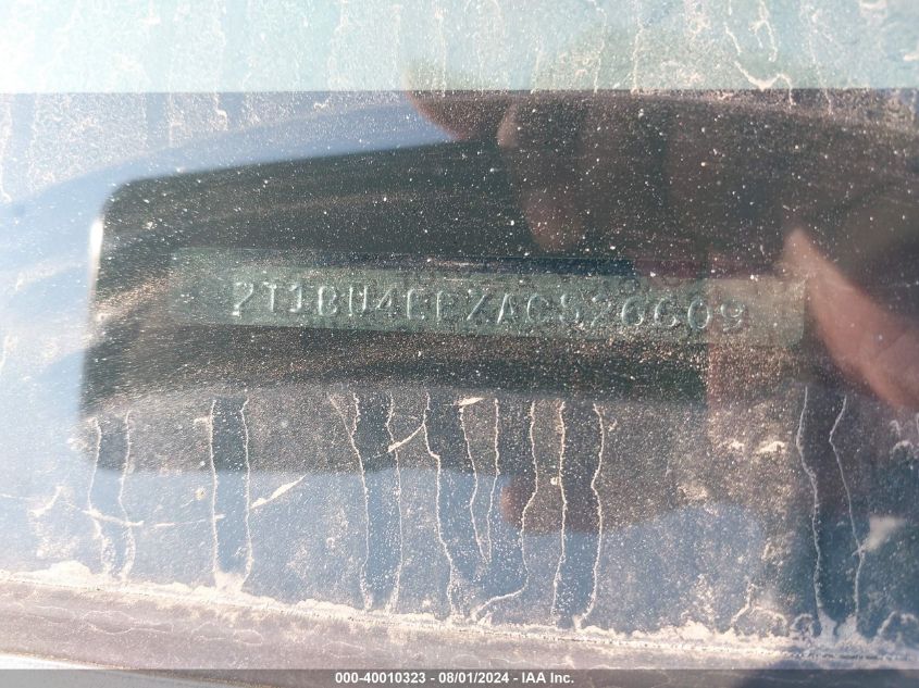 2010 Toyota Corolla S/Le/Xle VIN: 2T1BU4EE7AC526609 Lot: 40010323